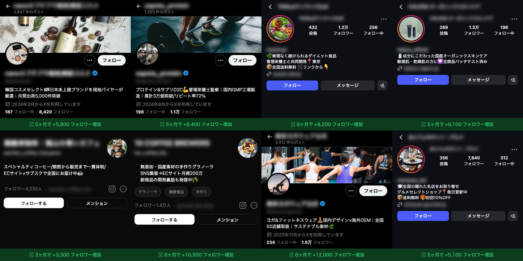 AI×仕組み化によるSNSアカウント運用実績