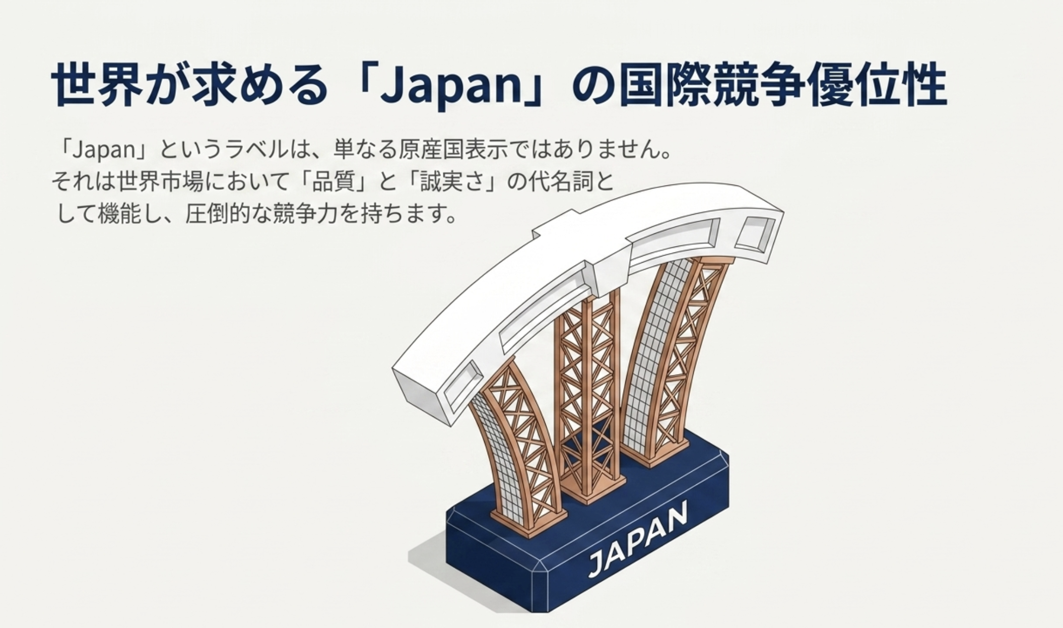 世界が求める「Japan」の国際競争優位性