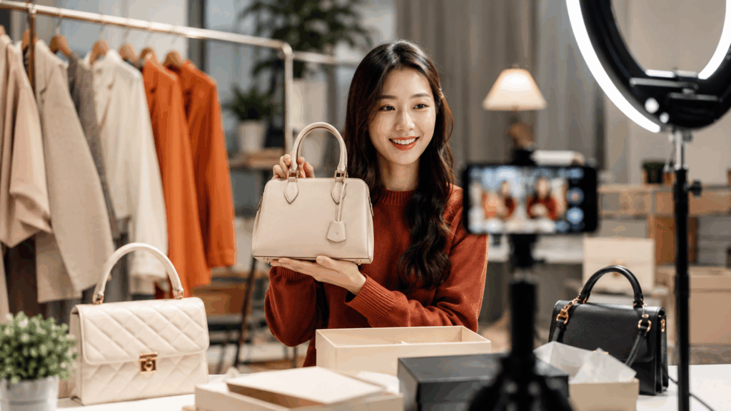 Shopee Live ショート動画 商品露出